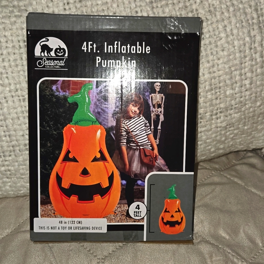 4 ft inflatable pumpkin